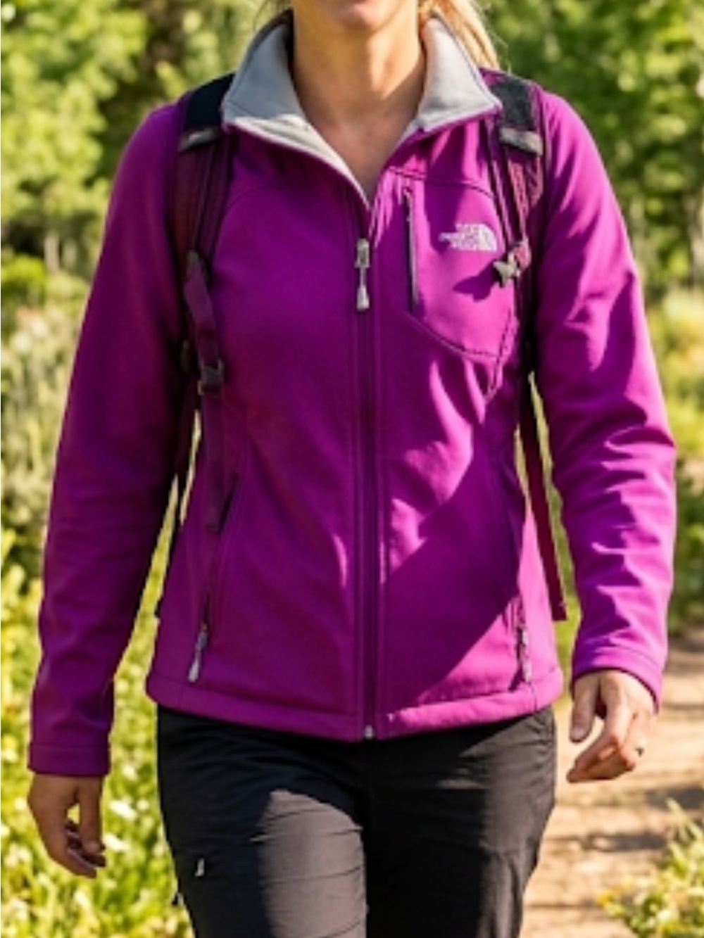 The North Face Full Zip Jacket Woman’s Activewear Workout Size SP